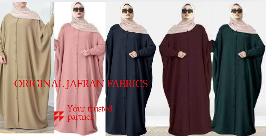 অরিজিনাল জাফরান ফেব্রিক  প্রিমিয়াম আবায়া কালেকশন