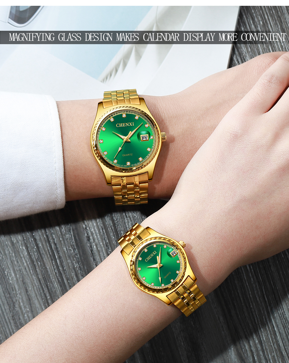 Top Brand Couple Watch water prof 1 year gurante